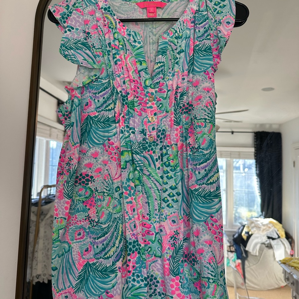 Lilly Pulitzer Floral Top - Picture 3 of 4
